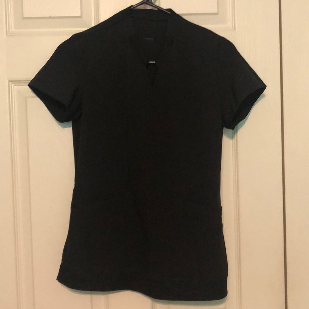 Black scrub top